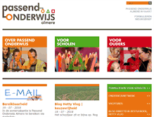 Tablet Screenshot of passendonderwijs-almere.nl